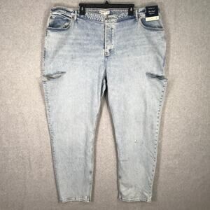 Abercrombie Fitch Jean 37 /‎ 24 Acid Dad Cut Out Hole Grunge Curve Love 90s READ
